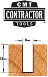 CMT Rechte bovenfrees HW Z1 S=8mm D=6mm