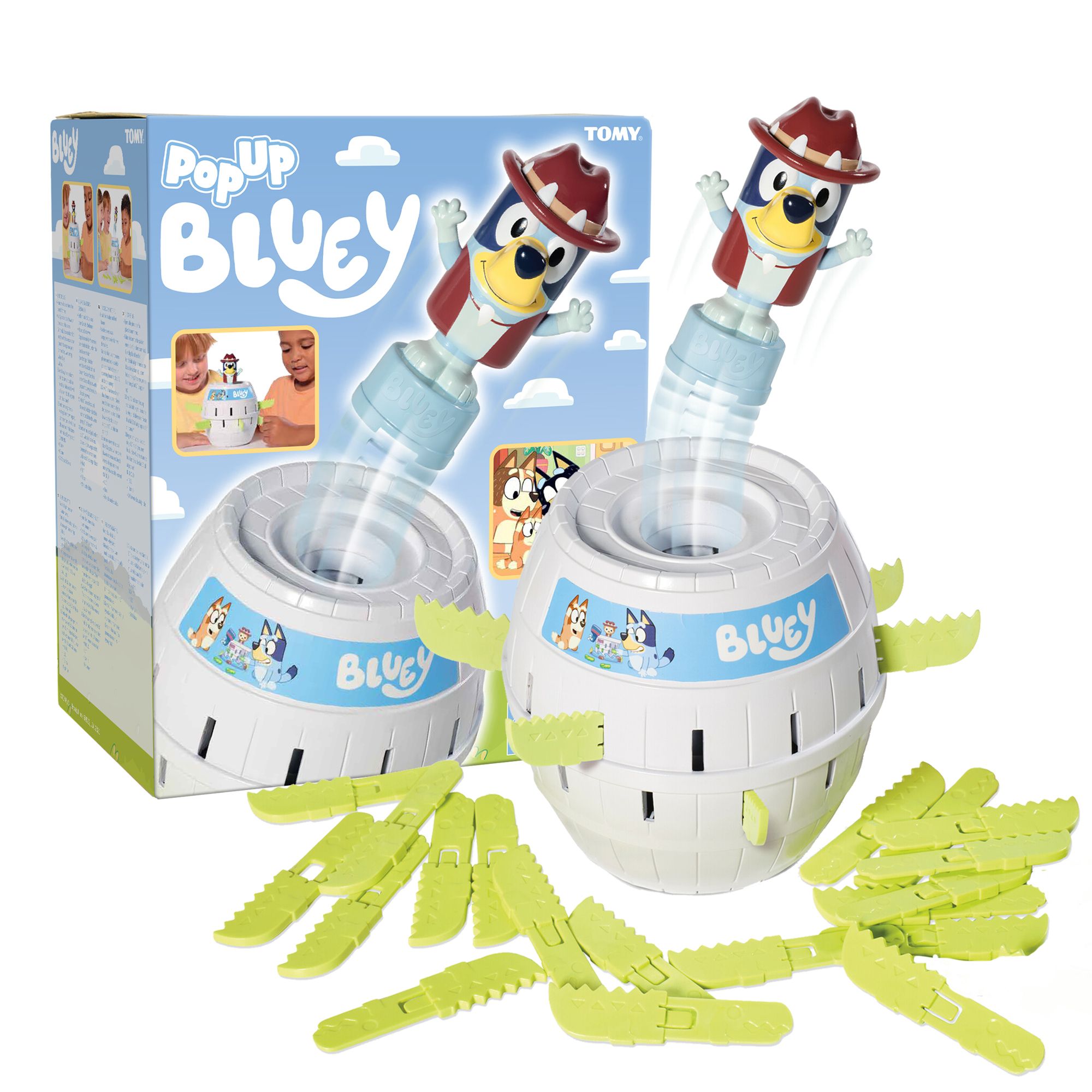 Tomy Pop Up Bluey Kinderspel