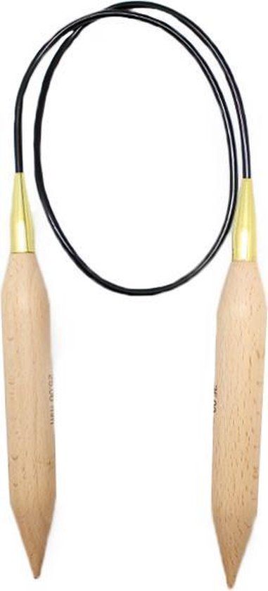 KnitPro Jumbo Berken rondbreinaalden 150cm 25.00mm - 1 stuk