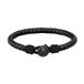 BOSS HBJ1580468M THAD CLASSIC Heren Armband - Leren armband
