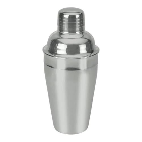 Metaltex Cocktail Shaker 0,5l roestvrij staal, zilver, 9 x 9 x 20,3 cm