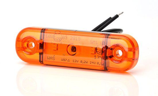 LED Geko LED zijmarkeringslamp universeel oranje 3x LED