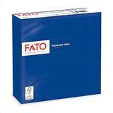 Fato - Wegwerp papieren servetten, 50 stuks, 33 x 33 cm, 4-laags, nachtblauw
