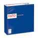 Fato - Wegwerp papieren servetten, 50 stuks, 33 x 33 cm, 4-laags, nachtblauw