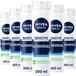 NIVEA Men Scheergel Sensitive - 6 x 200 ml - Voordeelverpakking