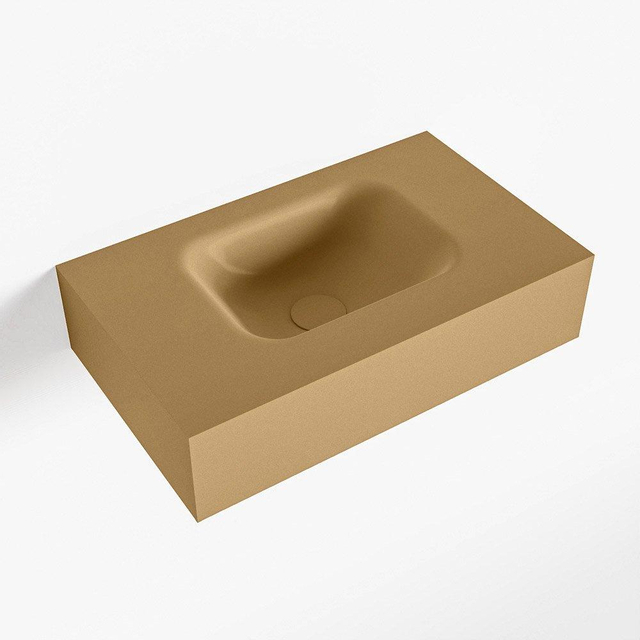 Mondiaz Mondiaz LEX Fontein - 50x30x12cm - wasbak midden - zonder kraangaten - solid surface - Oro F52104Oro