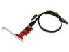 KALEA-INFORMATIQUE PCIe x4 naar Oculink SFF-8612-controllerkaart voor SSD met 1m 68Pin SFF-8639-kabel, beugels met laag en hoog profiel