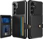 Selected by GSMpunt.nl Samsung Portemonnee Hoesje Geschikt voor Samsung A55 - Back Cover met Pasjeshouder - Zwart