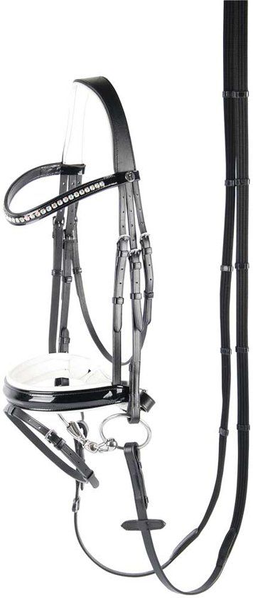 Harry's Horse Hoofdstel Chique zwart full