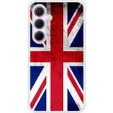 Samsung Galaxy A55 Drapeau angleterre Verstevigd hoesje met sublimatie bedrukking