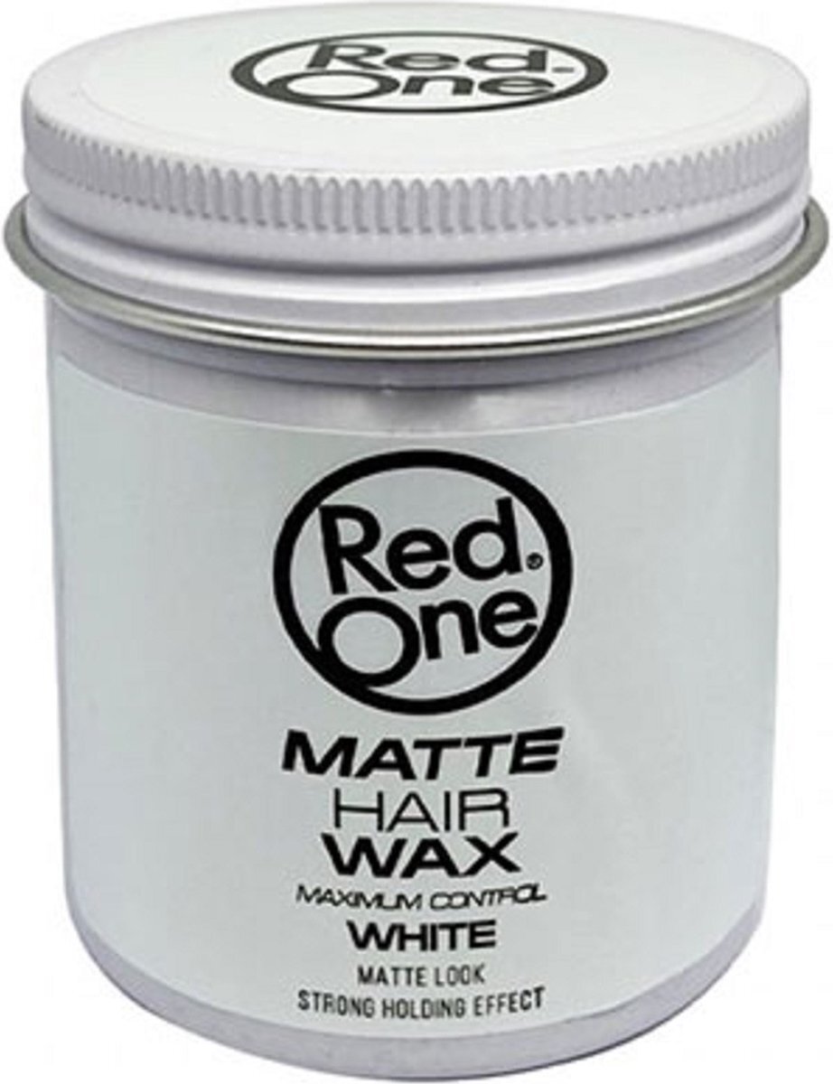 Red One Wax Red One Matte Hair Wax Maximum Control - White Matte Look
