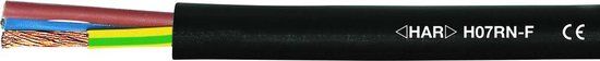 HELU 37062 Rubberkabel H07RN-F 5 G 2.5 mm² Zwart 50 m