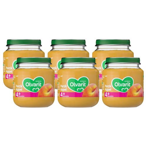 Olvarit 4m02 perzik appel 6x125g