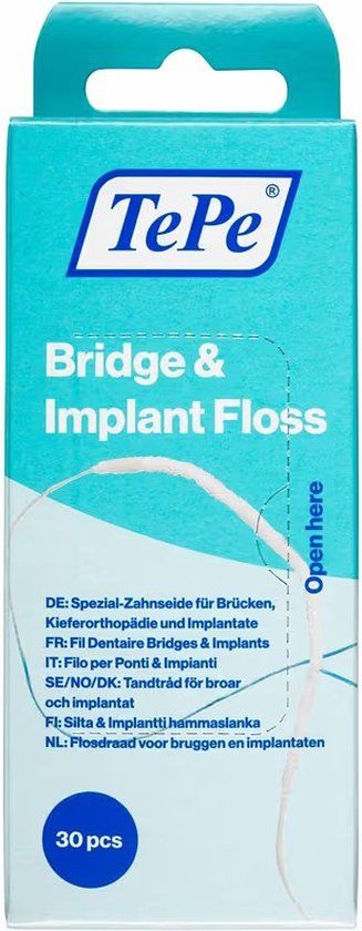 TePe Bridge & Implant Floss - 30 stuks