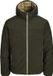 JACK & JONES JJEBROOKLYN REVERSIBLE JACKET SN Veste Homme - Polyester - XXL - Rosin