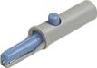 SKS Hirschmann AK 10 pince crocodile bleu plage de serrage (max.): 6 mm longueur: 53 mm 1 pièce(s)