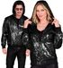 Widmann Milano Zwarte Pailletten Jas Black Sparkle L/XL