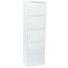 Meuble WERKA PRO - 9679 – opbergkast – 133 x 40 x 29 cm – wit – 5 deuren