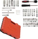jeu de clés de 53 pièces avec cliquet 1/4", embouts d'outils, métrique, hexagonal