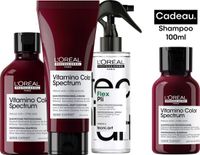 L'Oréal Professionnel Vitamino Color Spectrum Bundel + cadeau - Shampoo 300ml, Conditioner 200ml en Tecni.Art Flexi Pli 190ml en cadeau Travelsize Shampoo 100ml