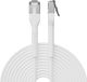 Broadbe câble patch mince 10G blanc 12m
