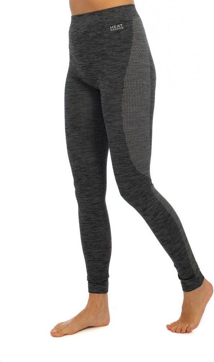 HEAT KEEPER Dames thermo legging techno jane zwart - L