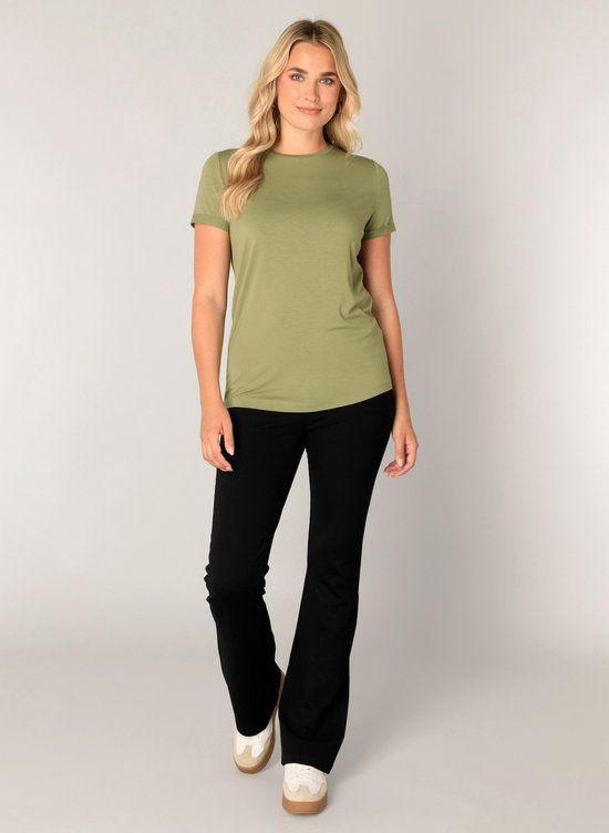 BASE LEVEL Yalba T-Shirt - Green - maat 42