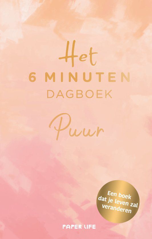 Spectrum Het 6 minuten dagboek - Puur - Roze