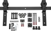 SOTECH Vouwschuifdeurbeslag LOUNGE set lengte 1 m 2 rollen zijmontage