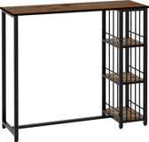 Homcom Bartisch mit 3 Ablagefächern 83A-017V00