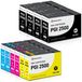Canon Emballage de 10 cartouches d'encre XL, compatible avec Canon PGI-2500XL