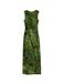 Desigual Jurk donkerbruin / geel / groen / donkergroen