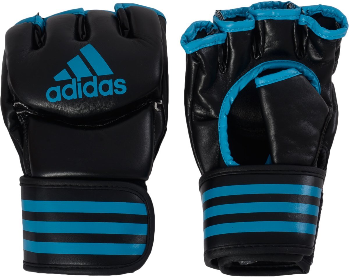 Adidas Traditional Grappling Handschoenen Zwart-Blauw - XL