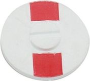 AXA Rood-Wit Plaat 5mm Kunststof