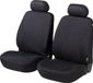 WALSER Dotspot Autostoelhoezen - Zwart - Tweedelige set voorstoelen