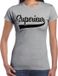 Bellatio Decorations T-shirt voor dames - Grijs - Maat L