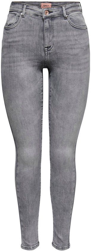 ONLY ONLPOWER MID PUSH UP SK AZG937 NOOS Dames Jeans - Grey Denim - XL/34