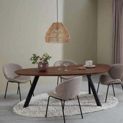NOUS Living Arya Eetkamertafel - Bruin - 8719542709242
