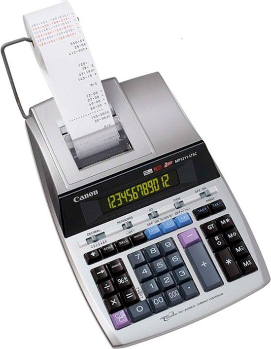 Canon MP1211-LTSC Desktop Calculator with Printer - Grey