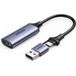 UGREEN Videokaart HDMI 4K 60Hz USB C ingang 1080p 30fps HD opname streaming | USB-A/USB-C audio-opname voor game-opname, streaming, onderwijs, compatibel met Switch 2, Xbox PS4, PS5 camera