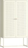 en.casa Woonkamerkast Viitasaari commode 150x80x40 cm crèmewit