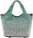 FELIPA Handtas olijf geruit polyester