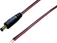 BKL Electronic 075901-750 DC-connector DC-holle stekker - vertind 5,5 mm 2,5 mm 0,75 m 1 st. Single