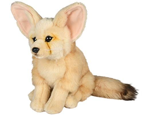 Uni-Toys Fennek Woestijnvos, 24 cm (hoogte) pluche vos, wild dier, pluche dier
