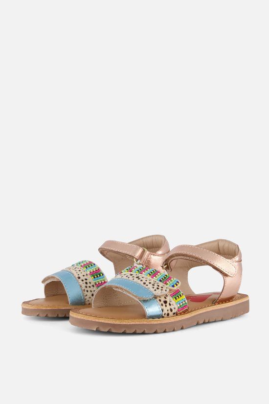Shoesme Animal Sandalen roze Leer - Maat 34