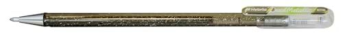 Pentel Hybrid Dual Metallic gelrollers, pastel metallic K110, zilver + koper & metallic groen, 12 stuks K110-DMZX