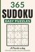 365 Easy Sudoku Puzzle Book for Adults & Seniors: 2027 Daily sudoku Challenge
