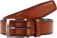JOOP! Leren Riem Quilted Coll. Belt 3,5 CM W90 Cognac Bruine