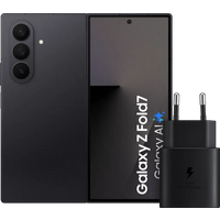 Samsung Galaxy Z Fold 7 256GB Black 5G + Samsung 25W Charger Black