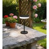 Lampe de table solaire LED Fris noire